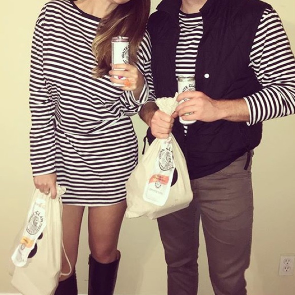 2 burglar unisex Halloween couples costumes